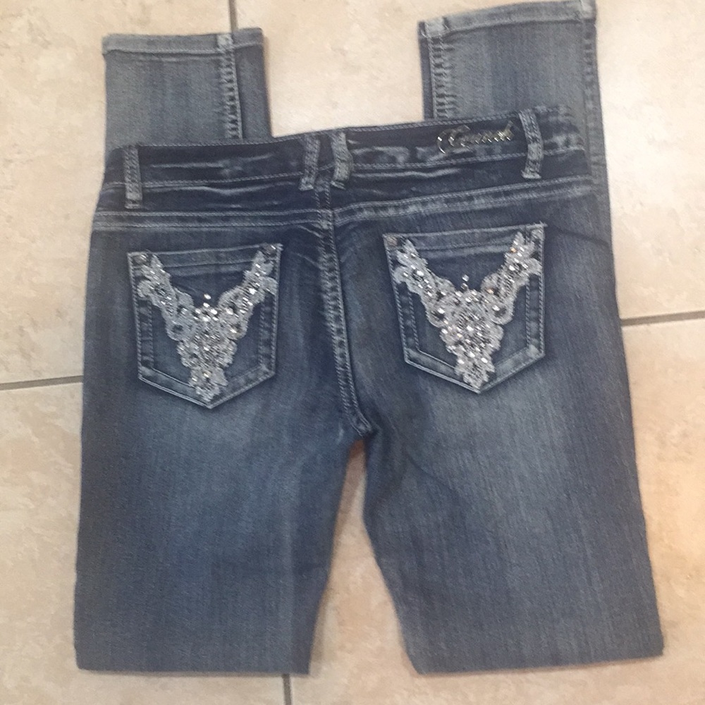 Crunch Distressed Skinny Jeans - Picture 3 of 8